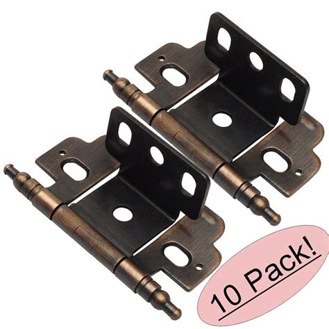 oil rubbed bronze 2 ball tip steel cabinet hinges|oil rubbed bronze closet hardware.